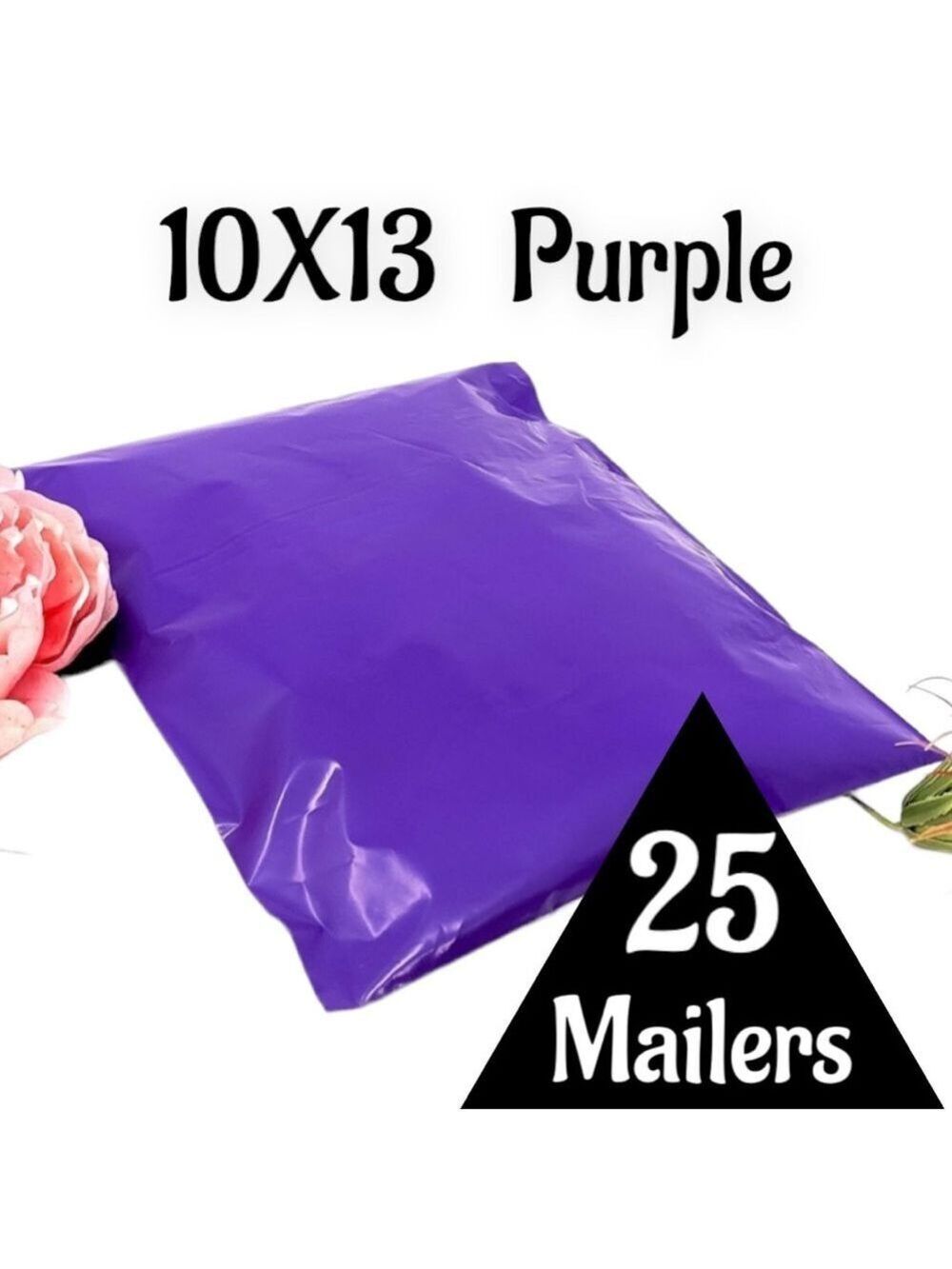 25 10X13 Poly Mailers Purple PRICE IS FIRM - Picture 5 of 9